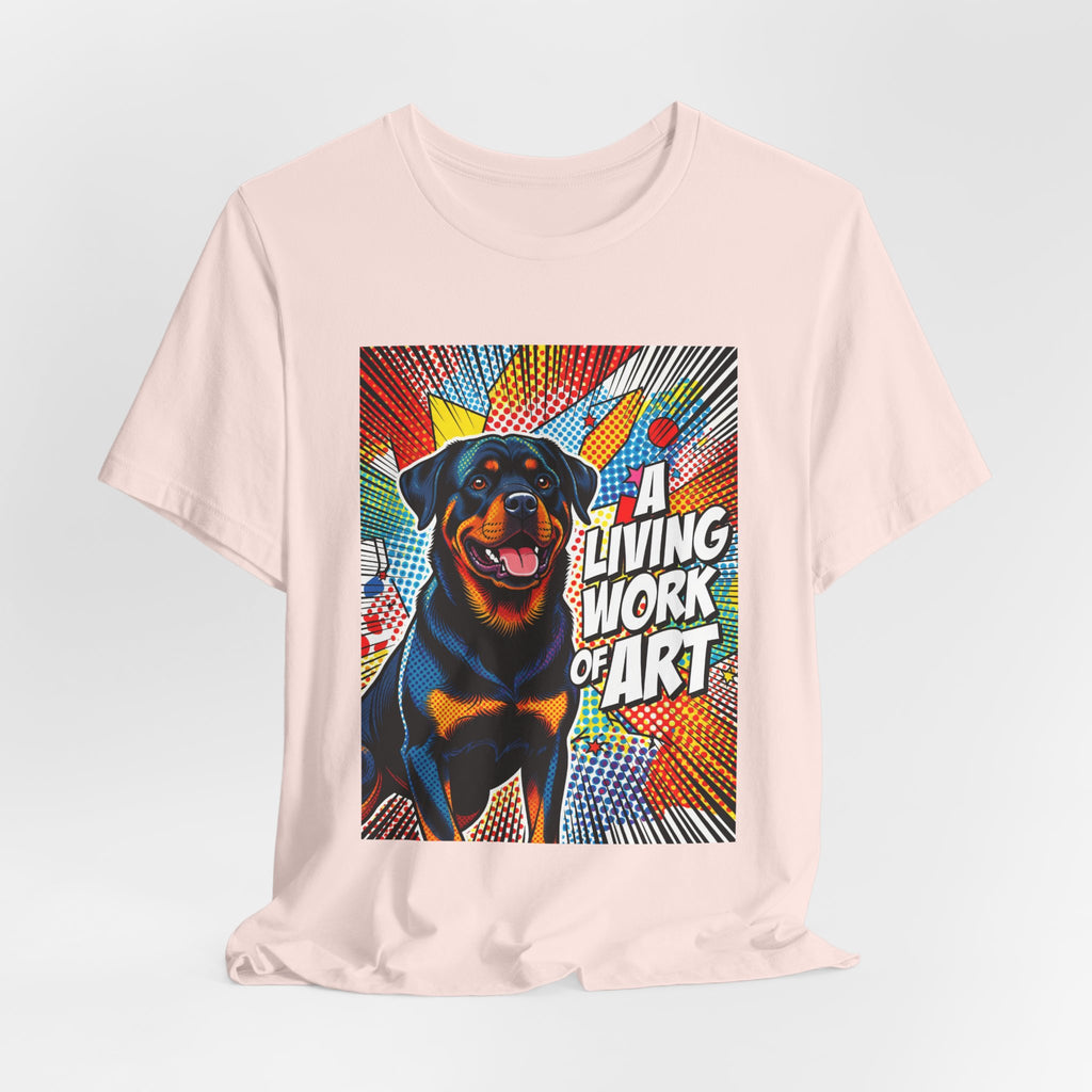 Rottweiler T Shirt | Living Work of Art Collection | Pop Art