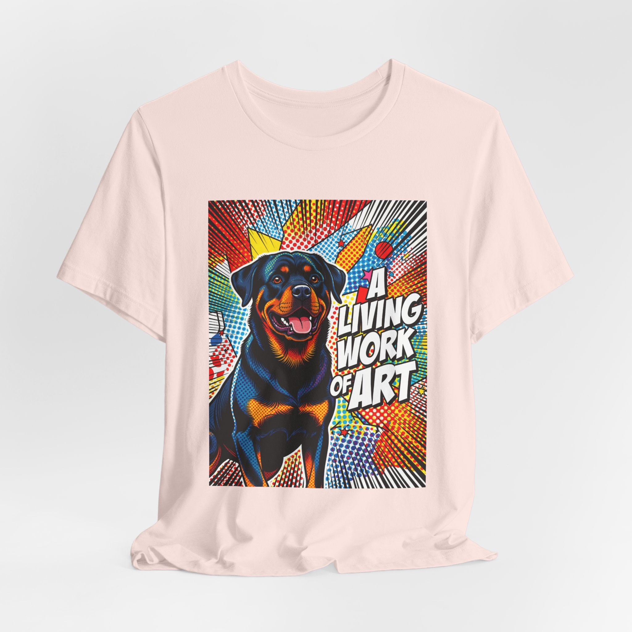 Rottweiler T Shirt | Living Work of Art Collection | Pop Art