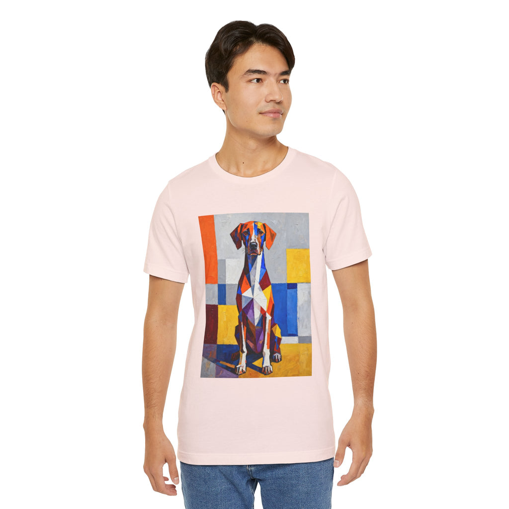 German Shorthaired Pointer T Shirt | Living Work of Art Collection | Cubist Style