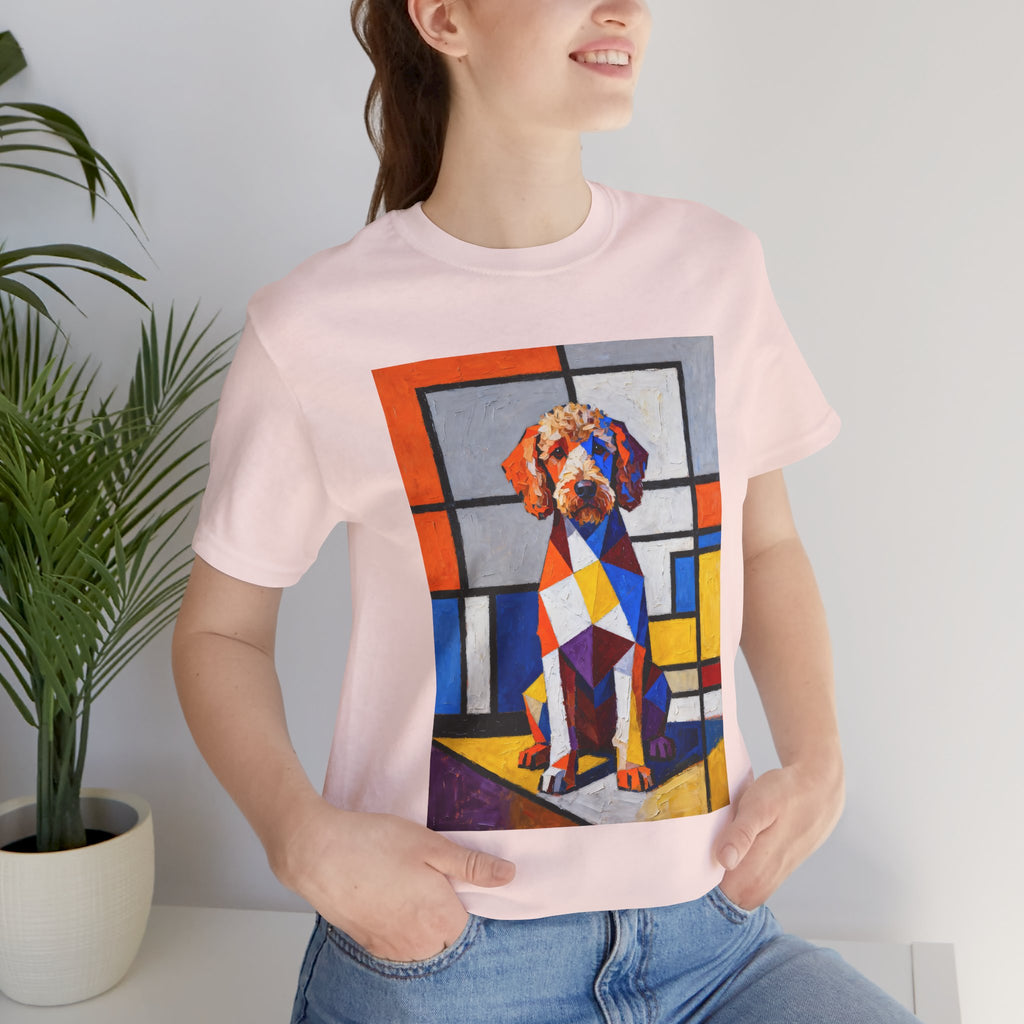 Labradoodle T Shirt | Living Work of Art Collection | Cubist Style
