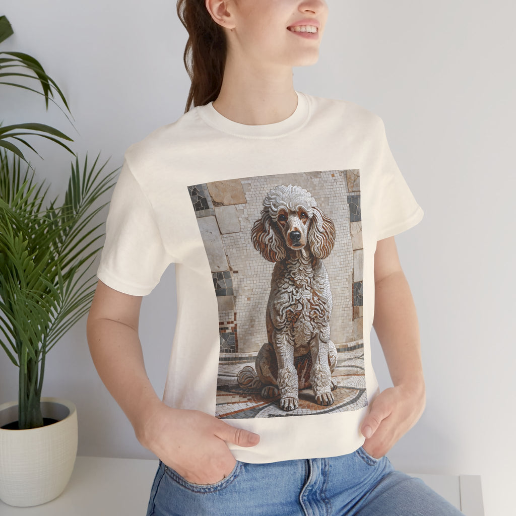 Poodle T Shirt | Living Work of Art Collection | Mosaic Style