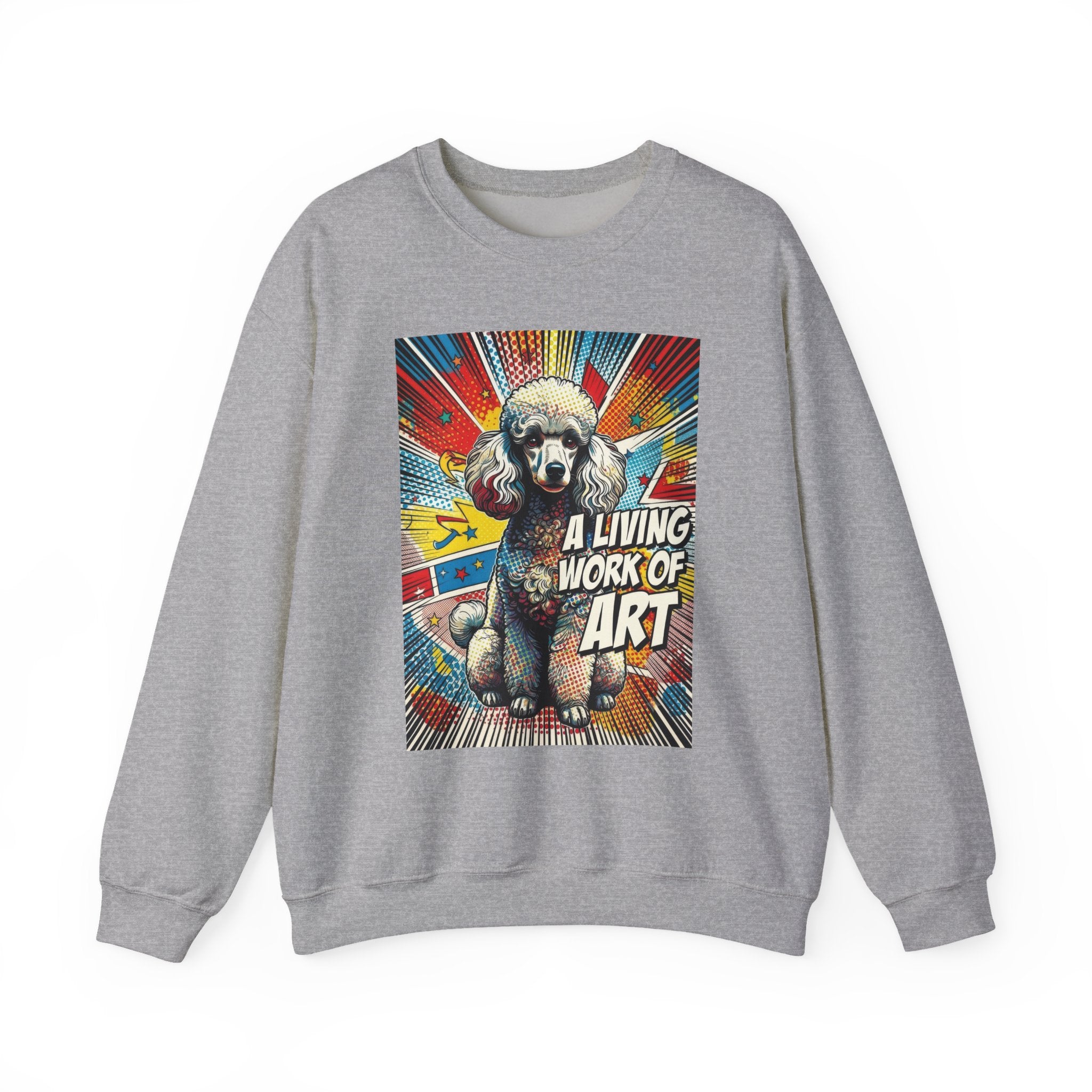 Poodle Sweatshirt | Living Work of Art Collection | Pop Art