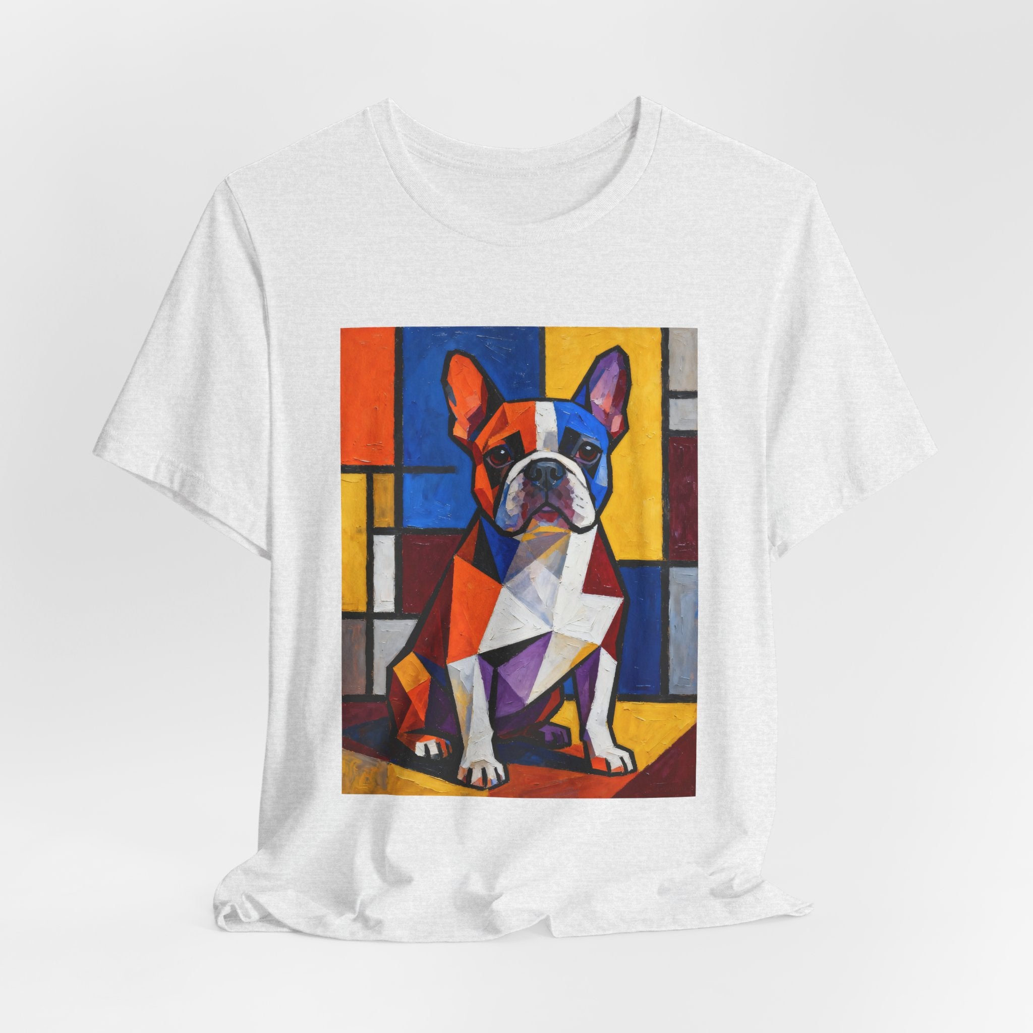 French Bulldog T Shirt | Living Work of Art Collection | Cubist Style