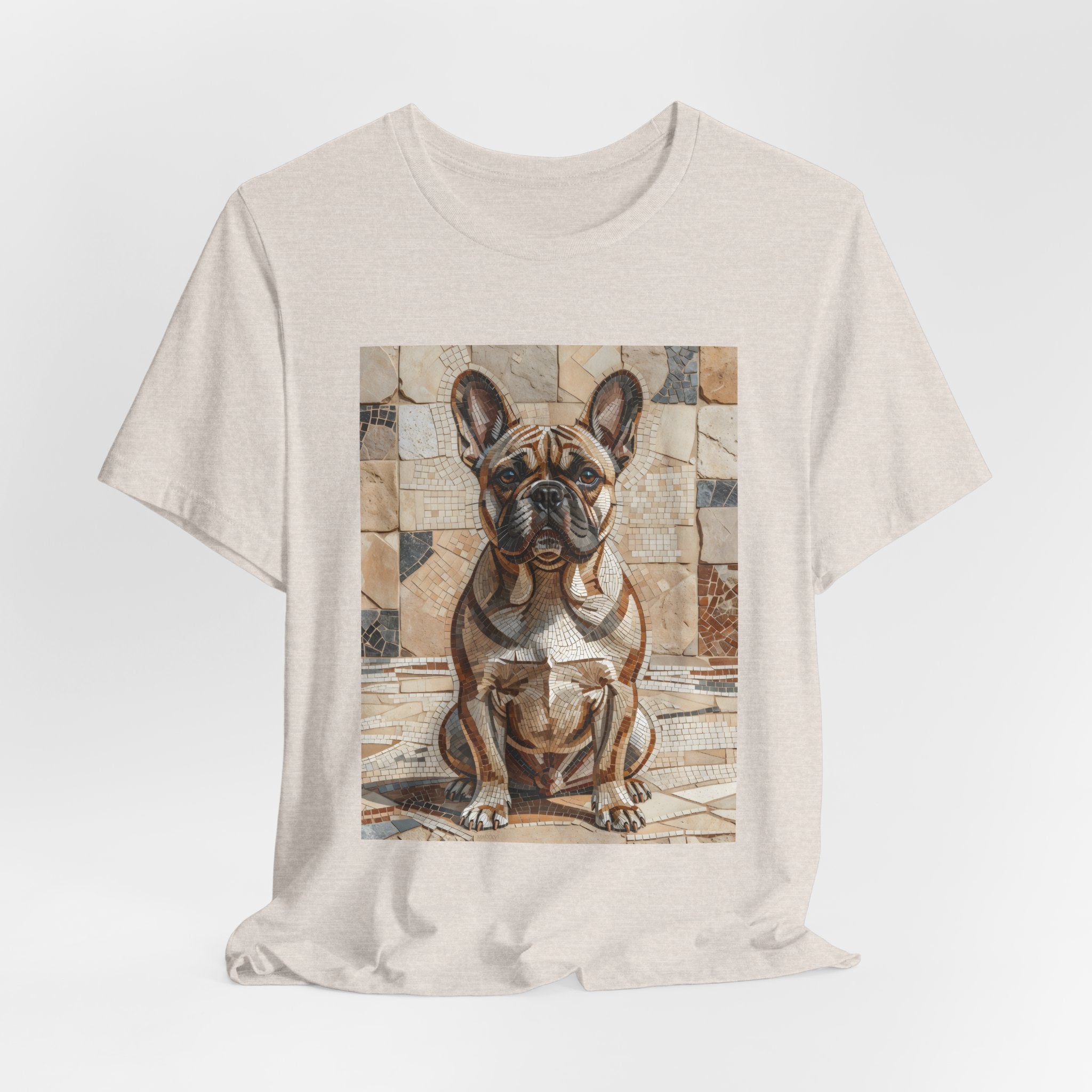 French Bulldog T Shirt | Living Work of Art Collection | Mosaic Style
