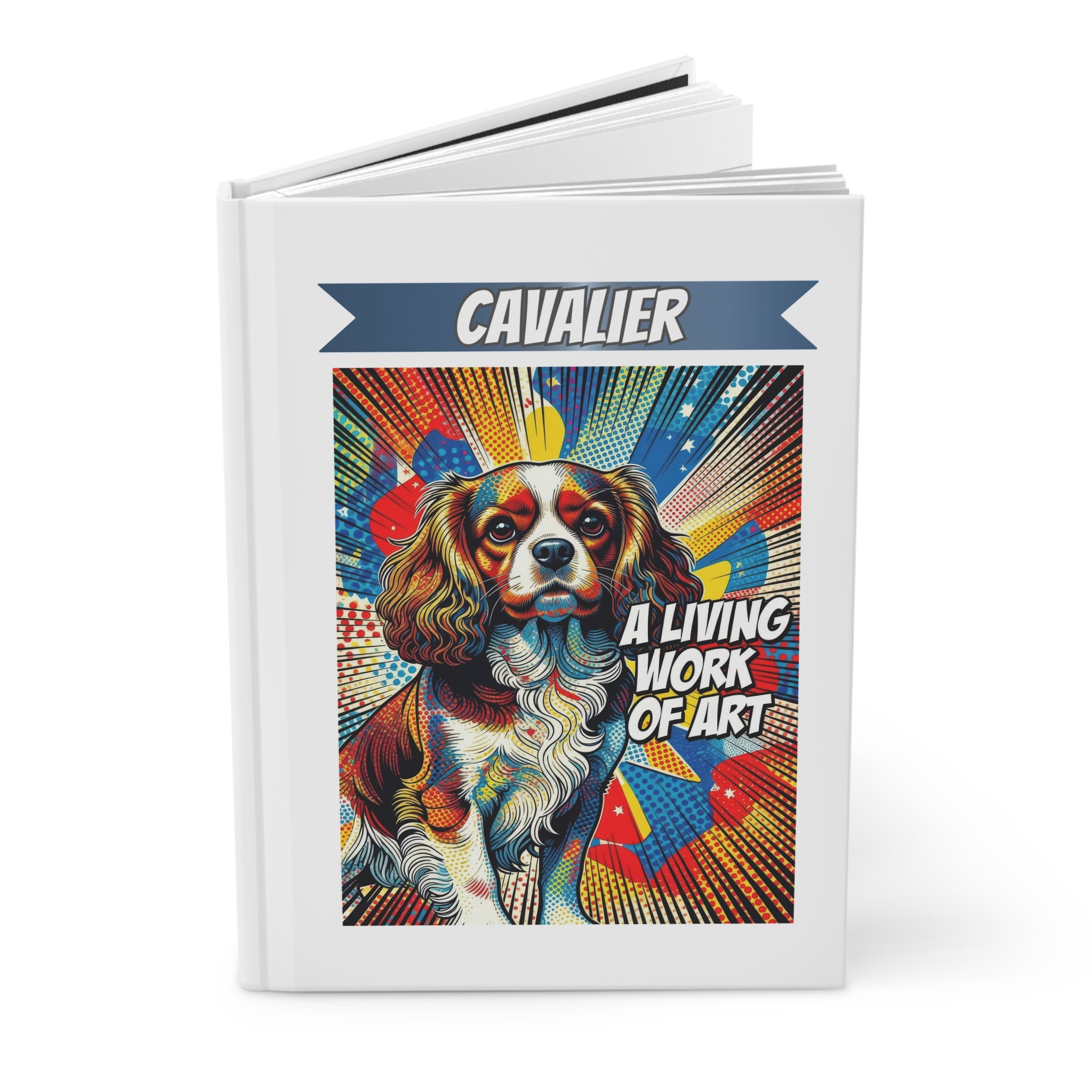 Cavalier King Charles Spaniel Notebook | Living Work of Art Collection | Pop Art