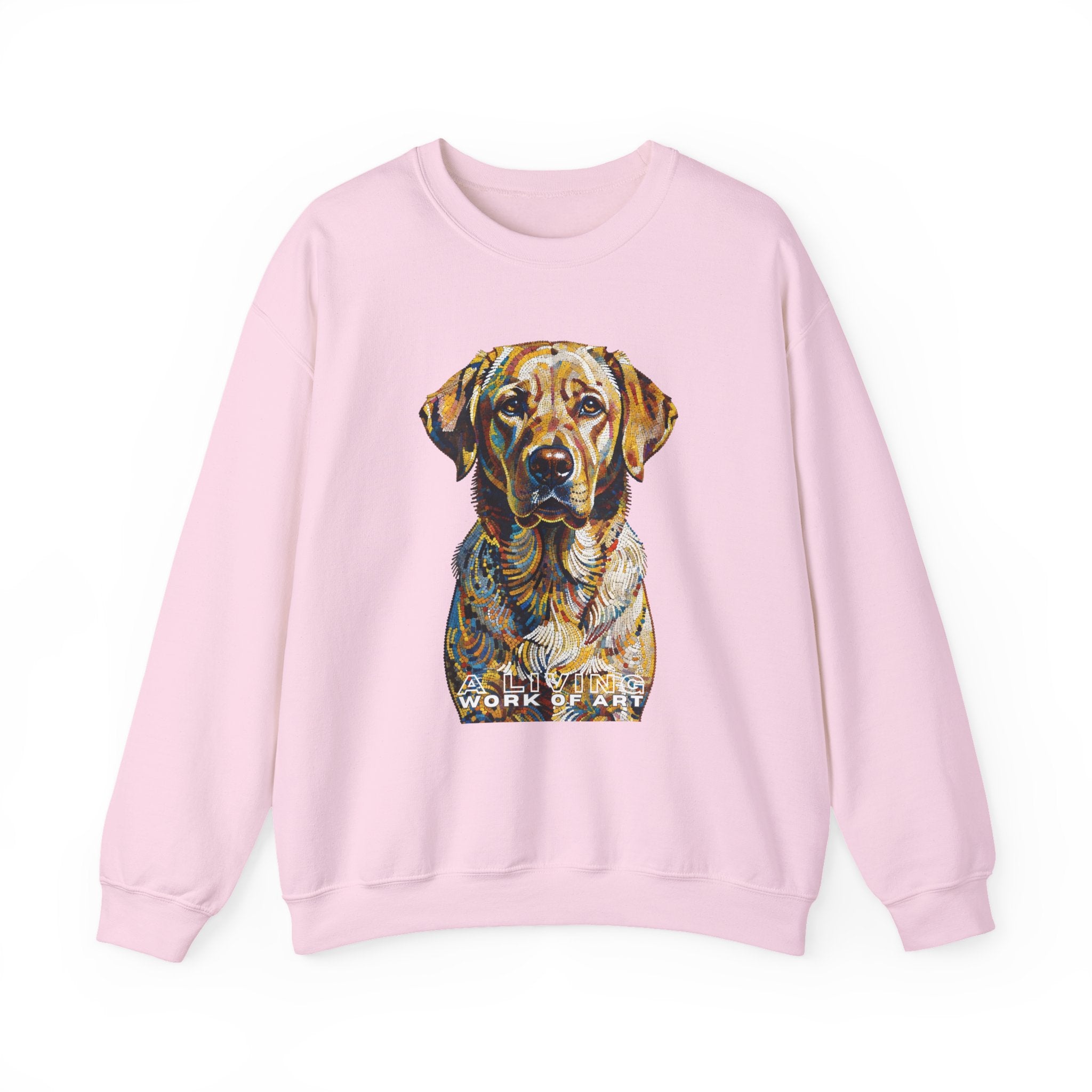 Labrador Retriever Sweatshirt | Living Work of Art Collection | Pointillism Style