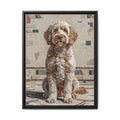 Labradoodle Canvas Wall Art | Living Work of Art Collection | Mosaic Style Print