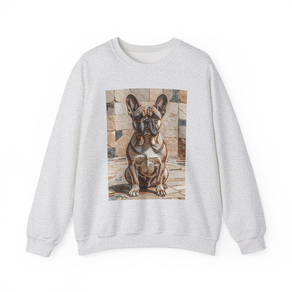 French Bulldog Sweatshirt | Living Work of Art Collection | Mosaic Style
