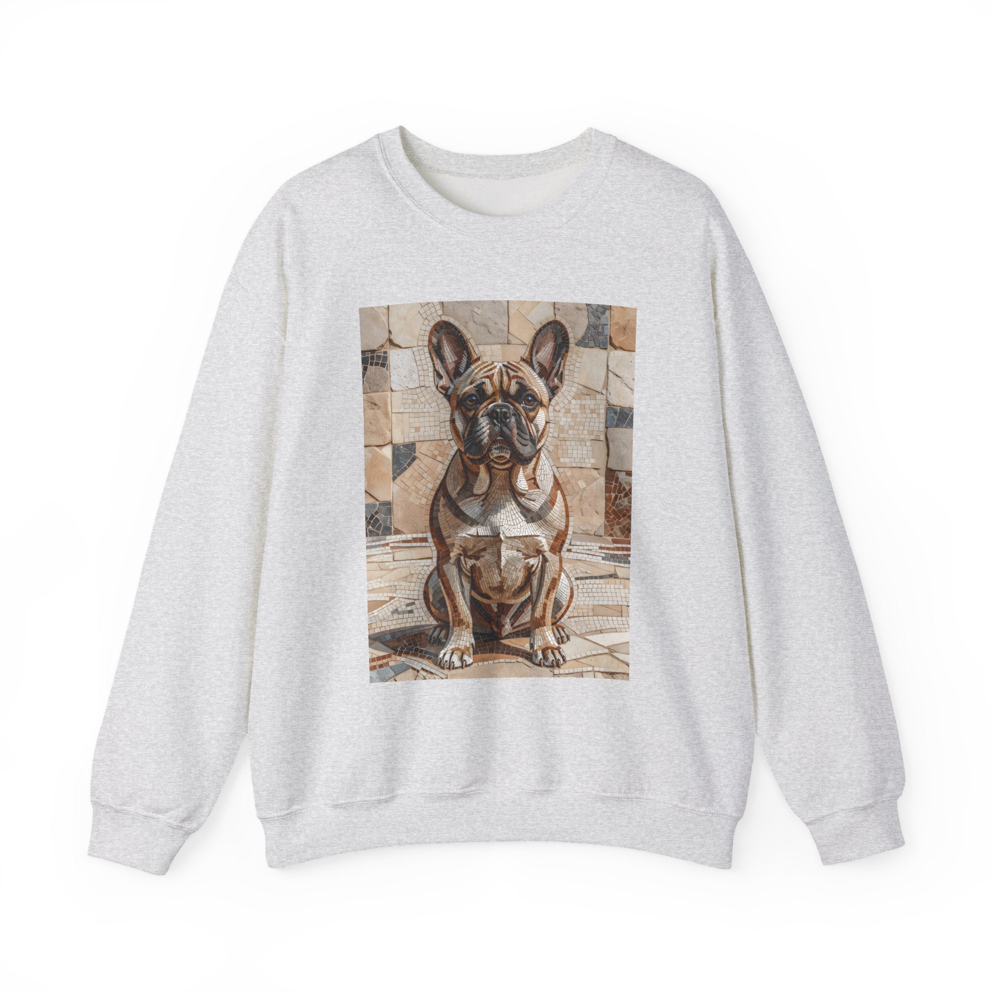 French Bulldog Sweatshirt | Living Work of Art Collection | Mosaic Style