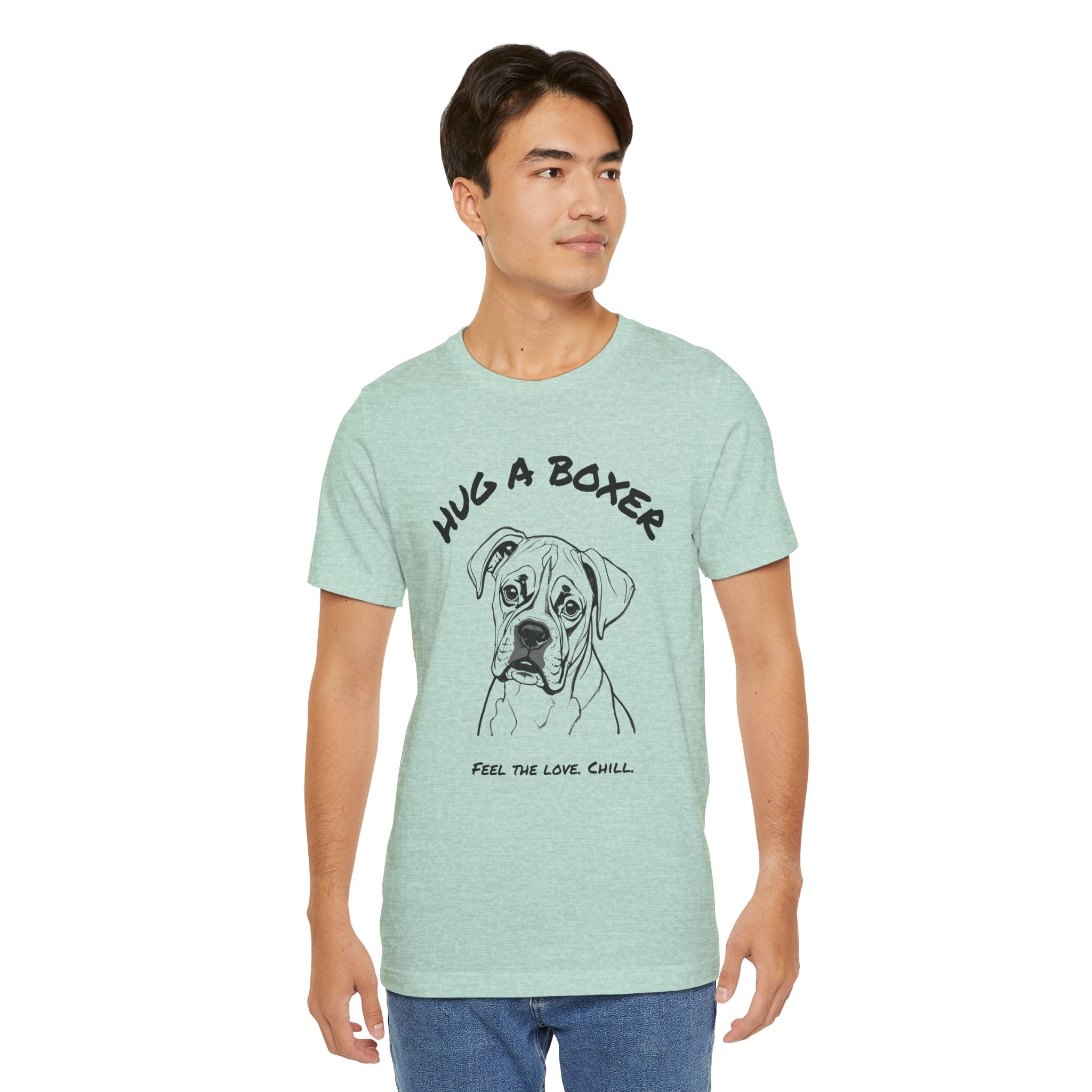 Boxer T Shirt | Hug a Boxer
