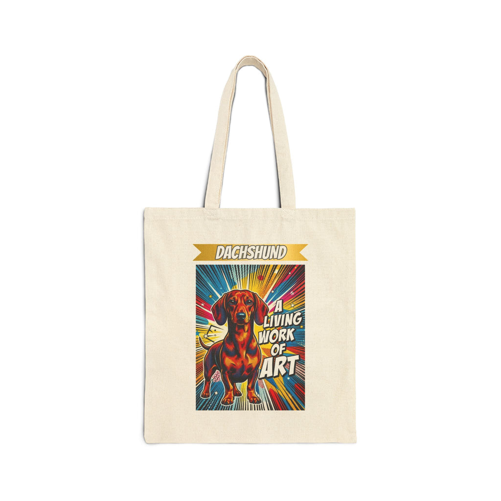 Dachshund Tote Bag | Living Work of Art Collection | Pop Art