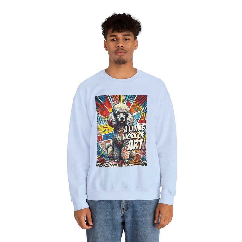Poodle Sweatshirt | Living Work of Art Collection | Pop Art