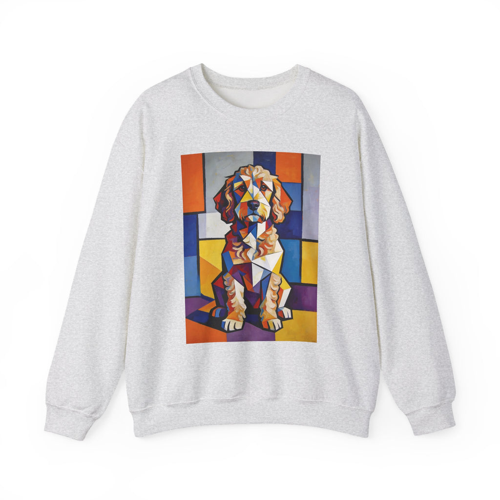 Cockapoo Sweatshirt | Living Work of Art Collection | Cubist Style