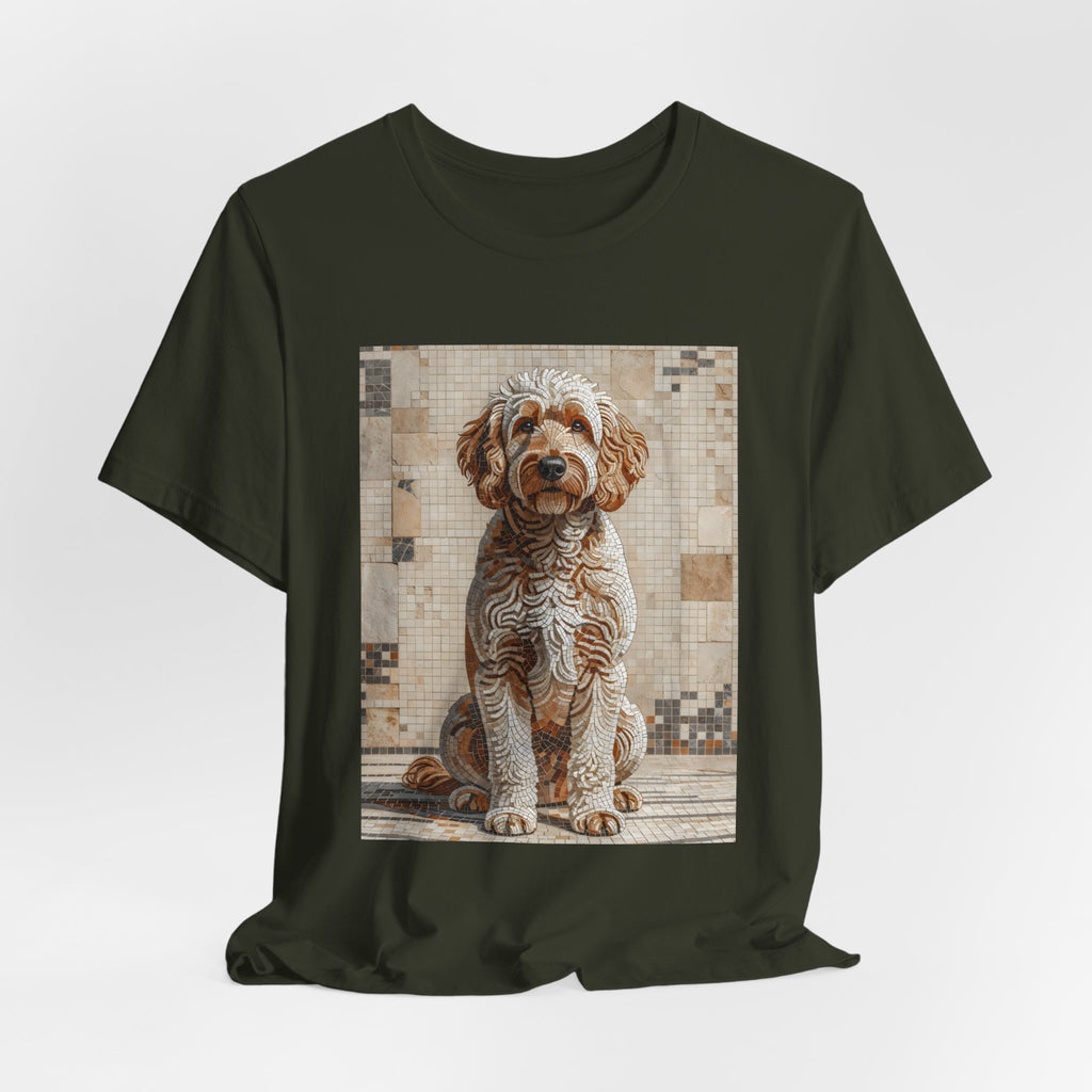 Goldendoodle T Shirt | Living Work of Art Collection | Mosaic Style