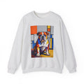 Bulldog Sweatshirt | Living Work of Art Collection | Cubist Style
