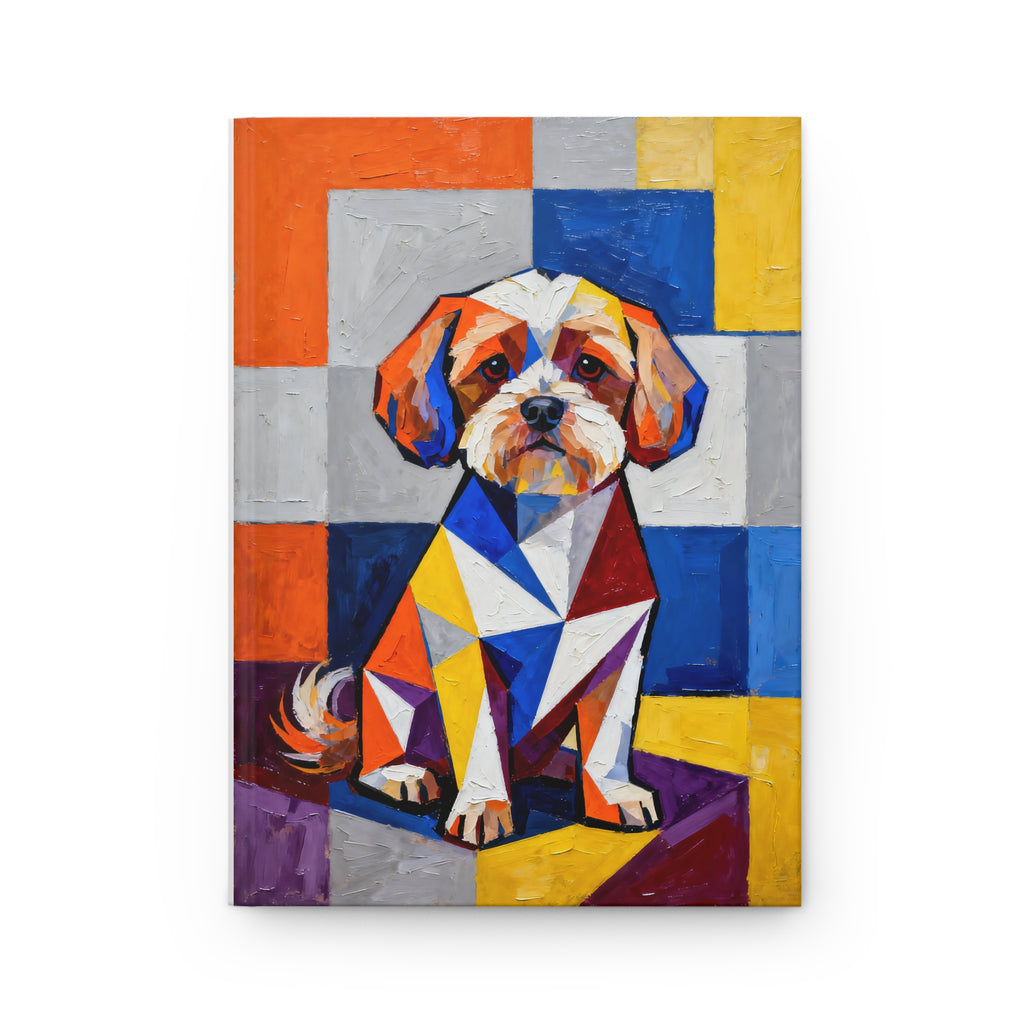 Maltipoo Notebook | Living Work of Art Collection | Cubist Style