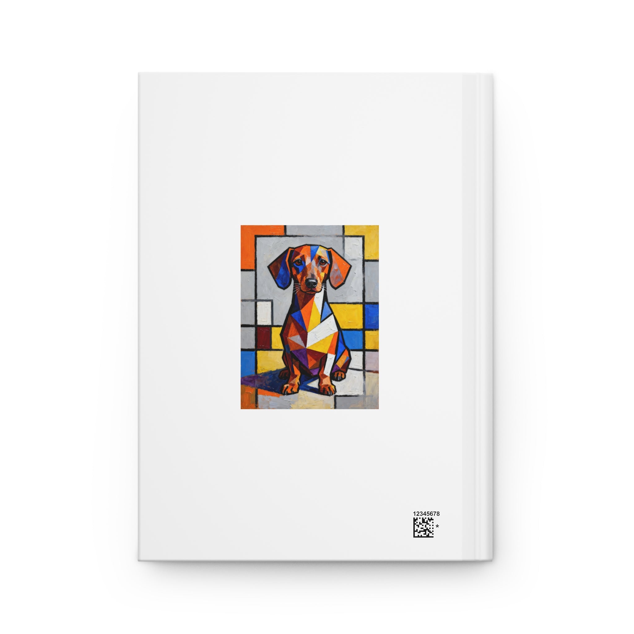 Dachshund Notebook | Living Work of Art Collection | Cubist Style