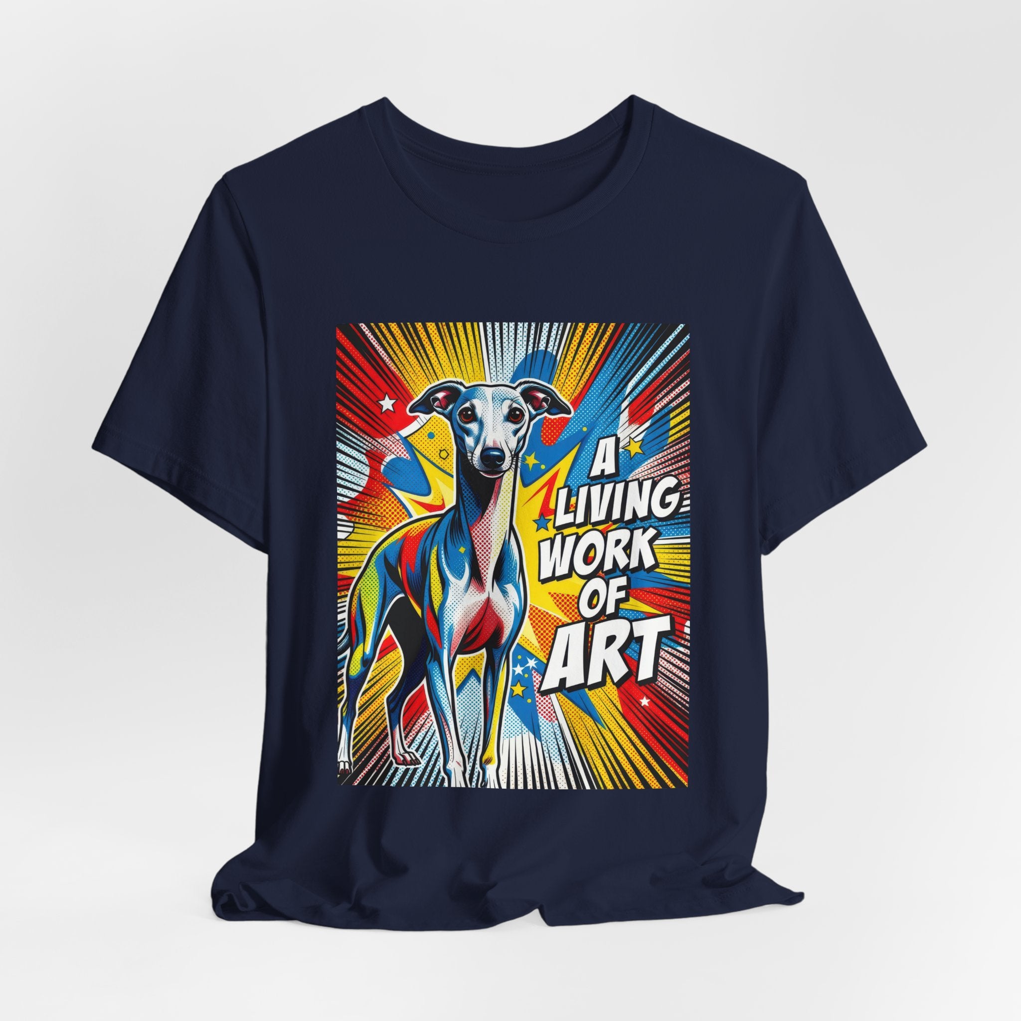 Italian Greyhound T Shirt | Living Work of Art Collection | Pop Art