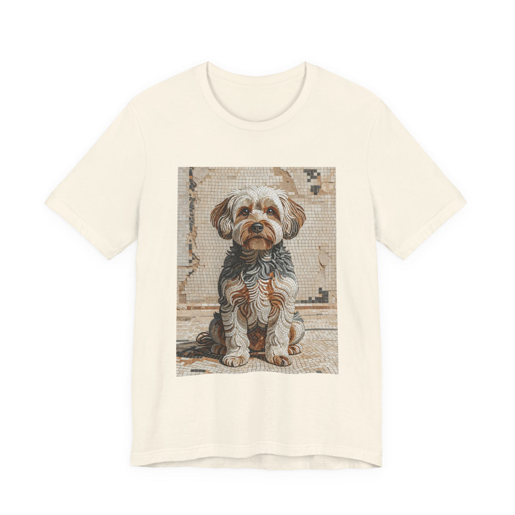 Yorkipoo T Shirt | Living Work of Art Collection | Mosaic Style