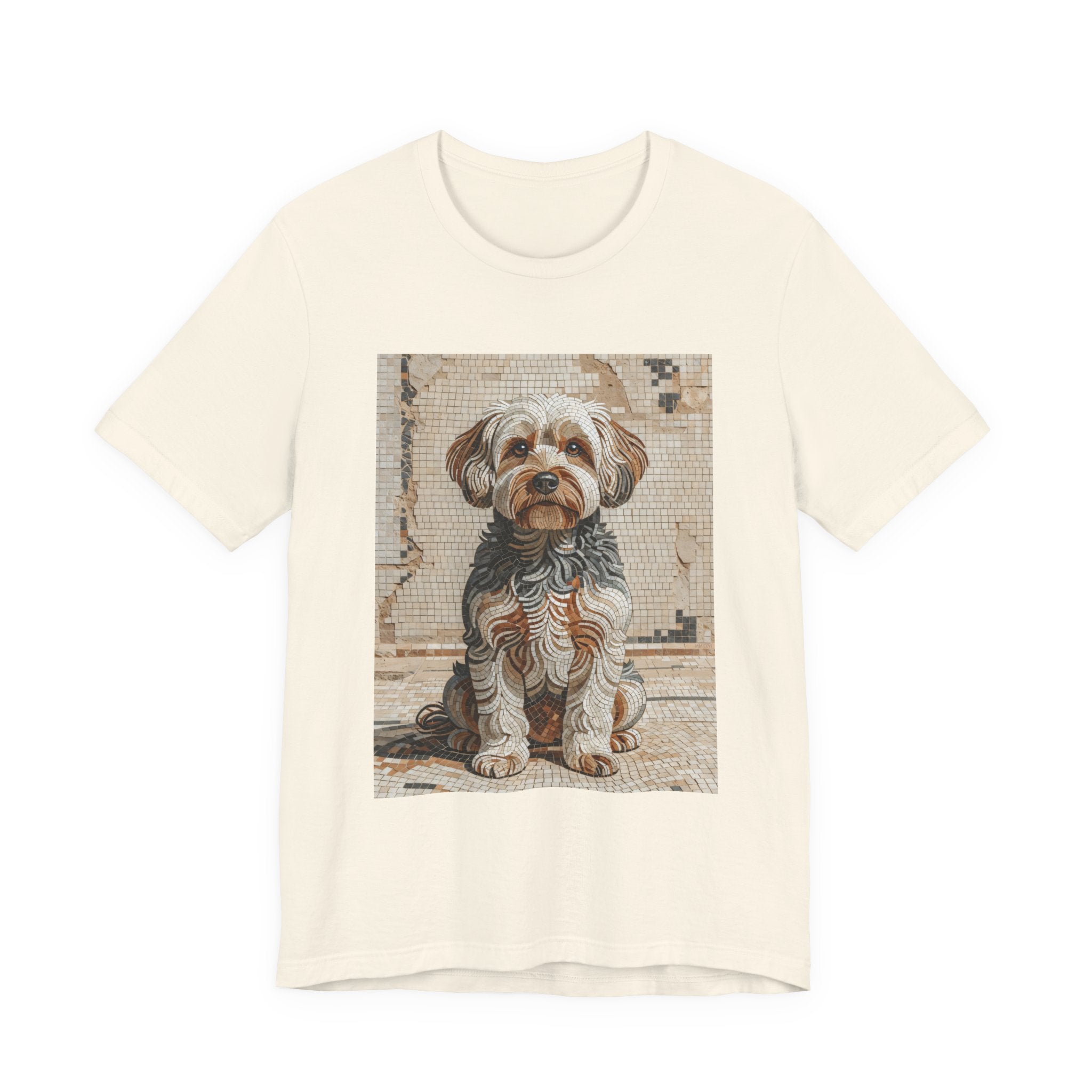 Yorkipoo T Shirt | Living Work of Art Collection | Mosaic Style