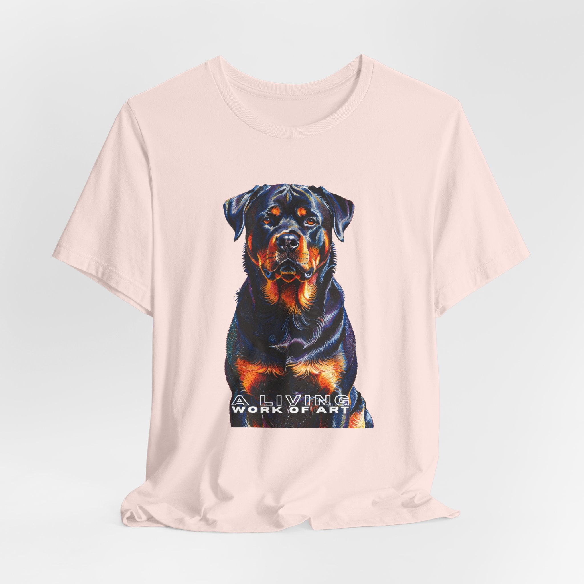 Rottweiler T Shirt | Living Work of Art Collection | Pointillism Style