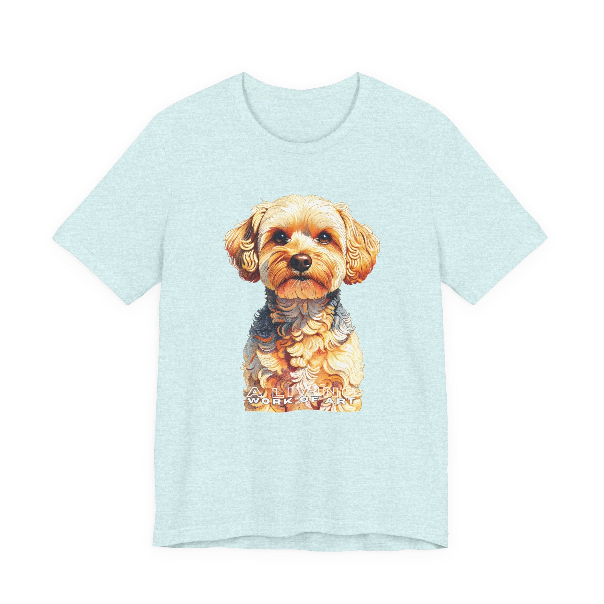 Yorkipoo T Shirt | Living Work of Art Collection | Pointillism Style