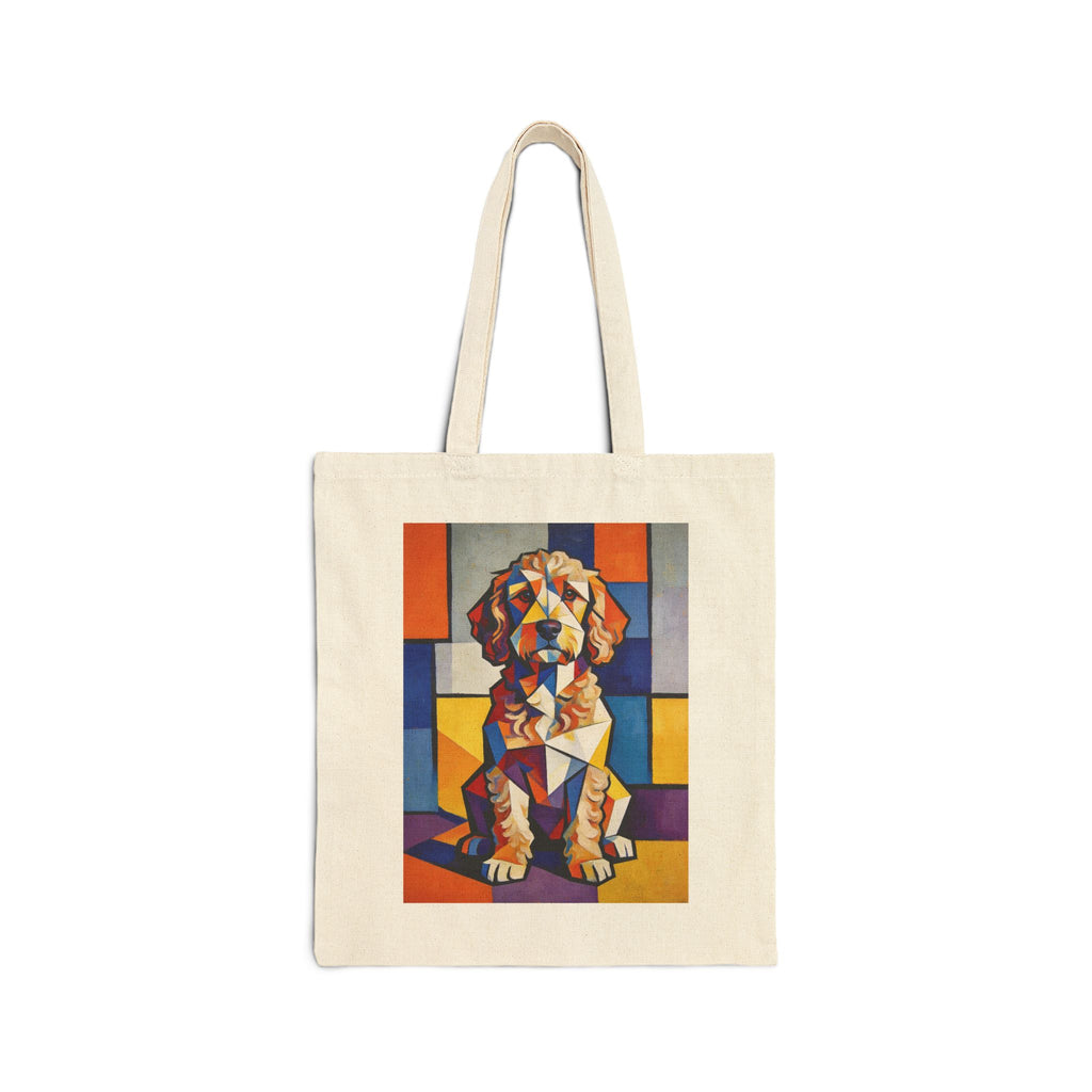 Cockapoo Tote Bag | Living Work of Art Collection | Cubist Style