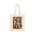 Cockapoo Tote Bag | Living Work of Art Collection | Cubist Style