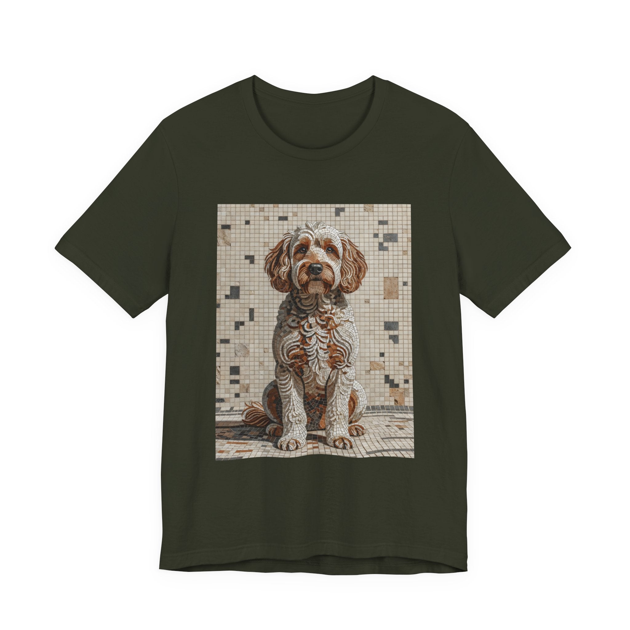 Schnoodle T Shirt | Living Work of Art Collection | Mosaic Style