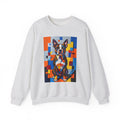 Boston Terrier Sweatshirt | Living Work of Art Collection | Cubist Style