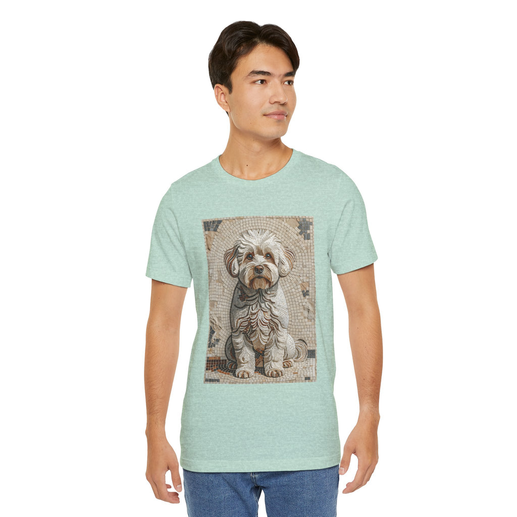 Bichon Frise T Shirt | Living Work of Art Collection | Mosaic Style