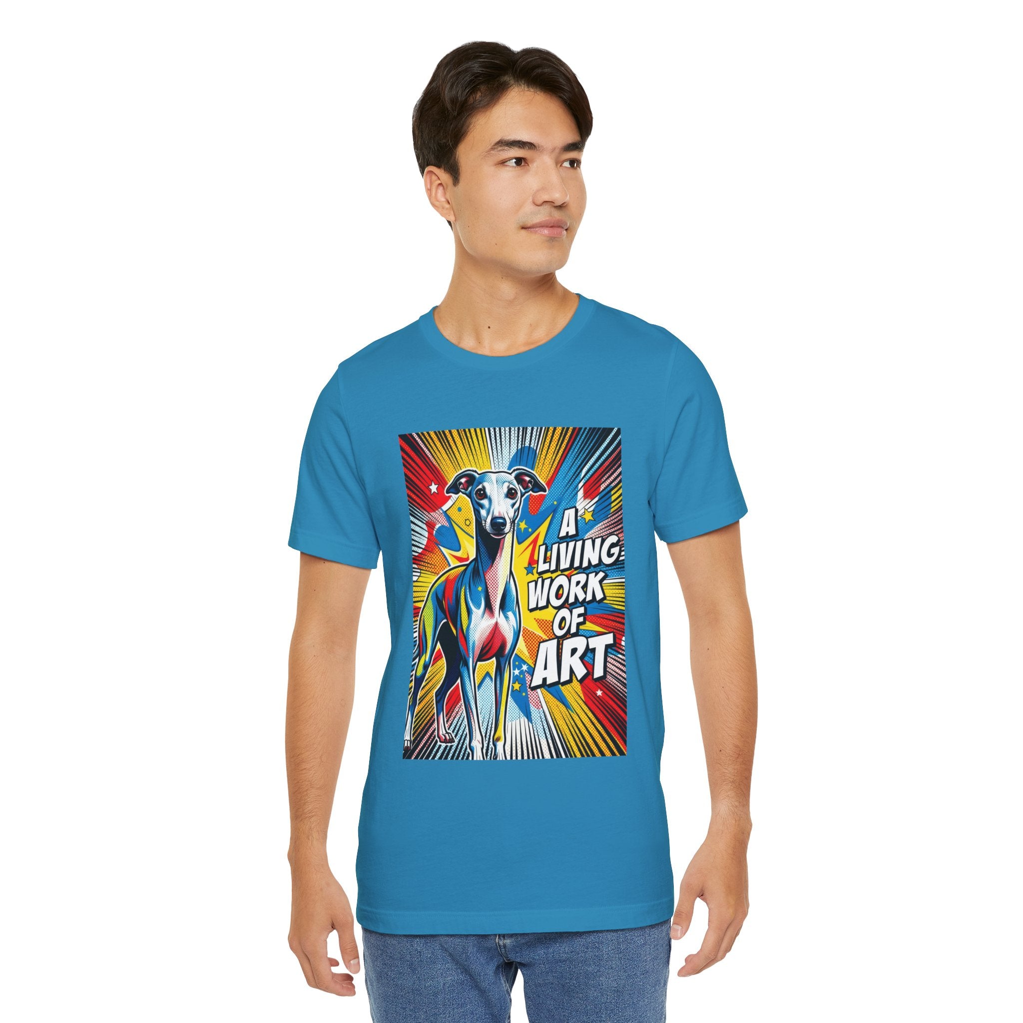 Italian Greyhound T Shirt | Living Work of Art Collection | Pop Art