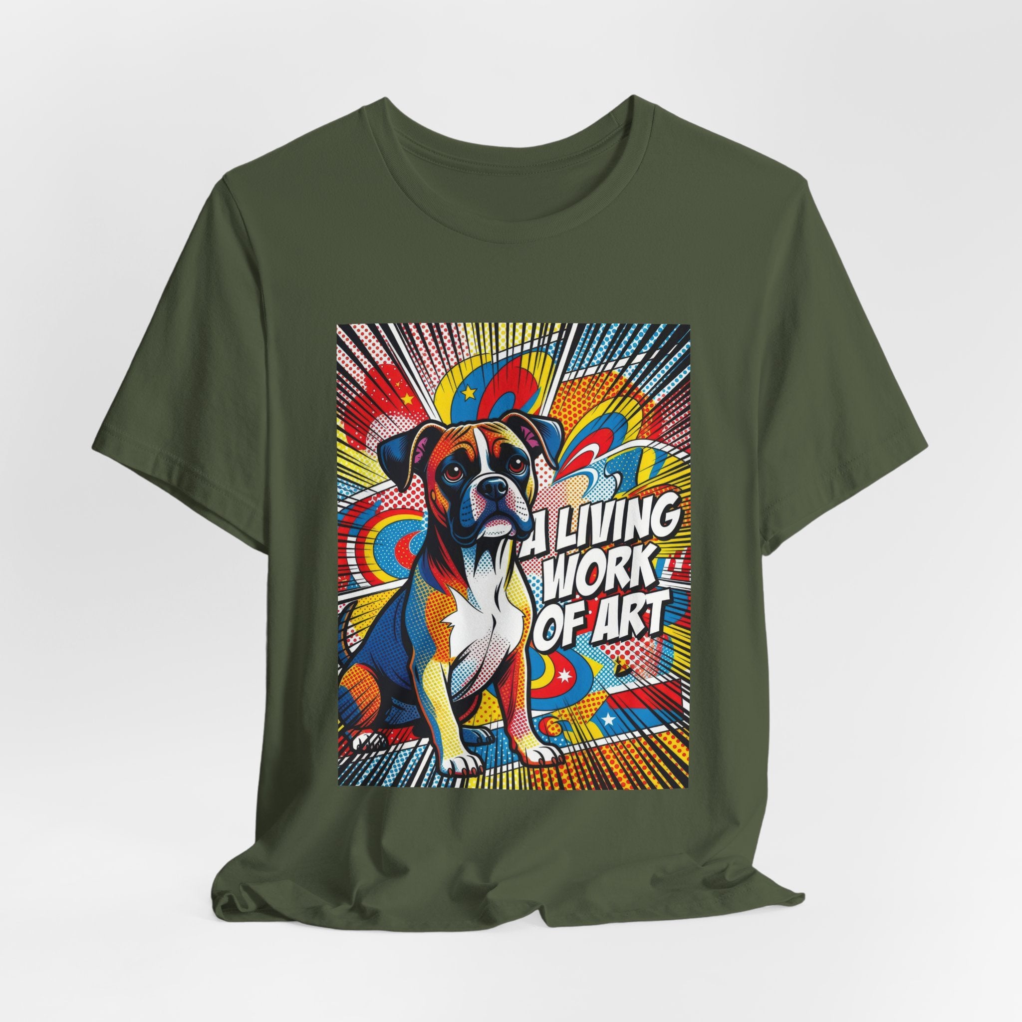 Boxer T Shirt | Living Work of Art Collection | Pop Art