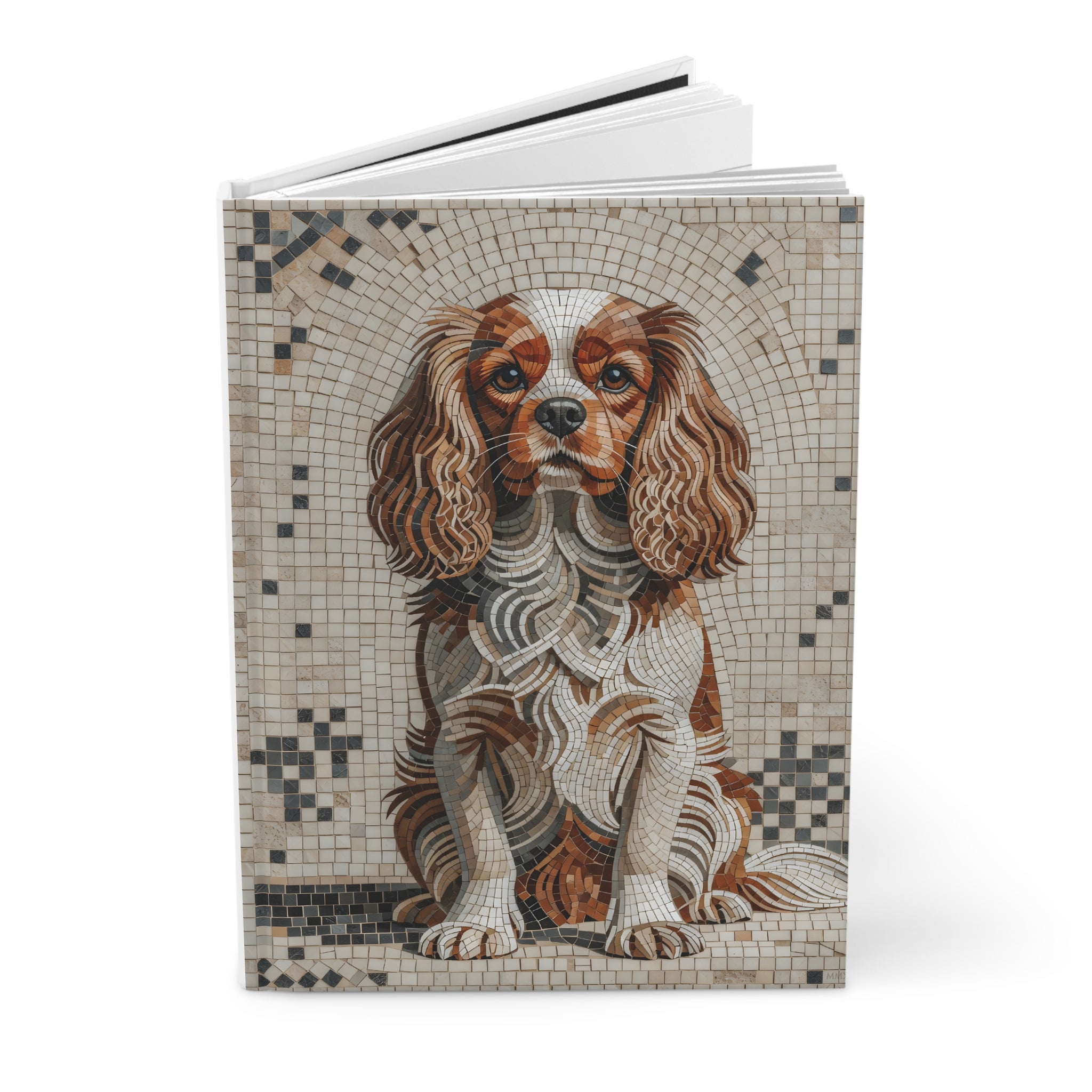 Cavalier King Charles Spaniel Notebook | Living Work of Art Collection | Mosaic Style