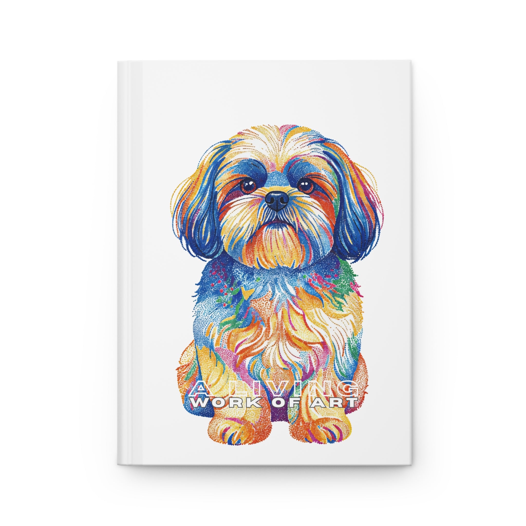 Shih Tzu Notebook | Living Work of Art Collection | Pointillism Style