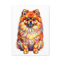 Pomeranian Canvas Wall Art | Living Work of Art Collection | Pointillism Style Print