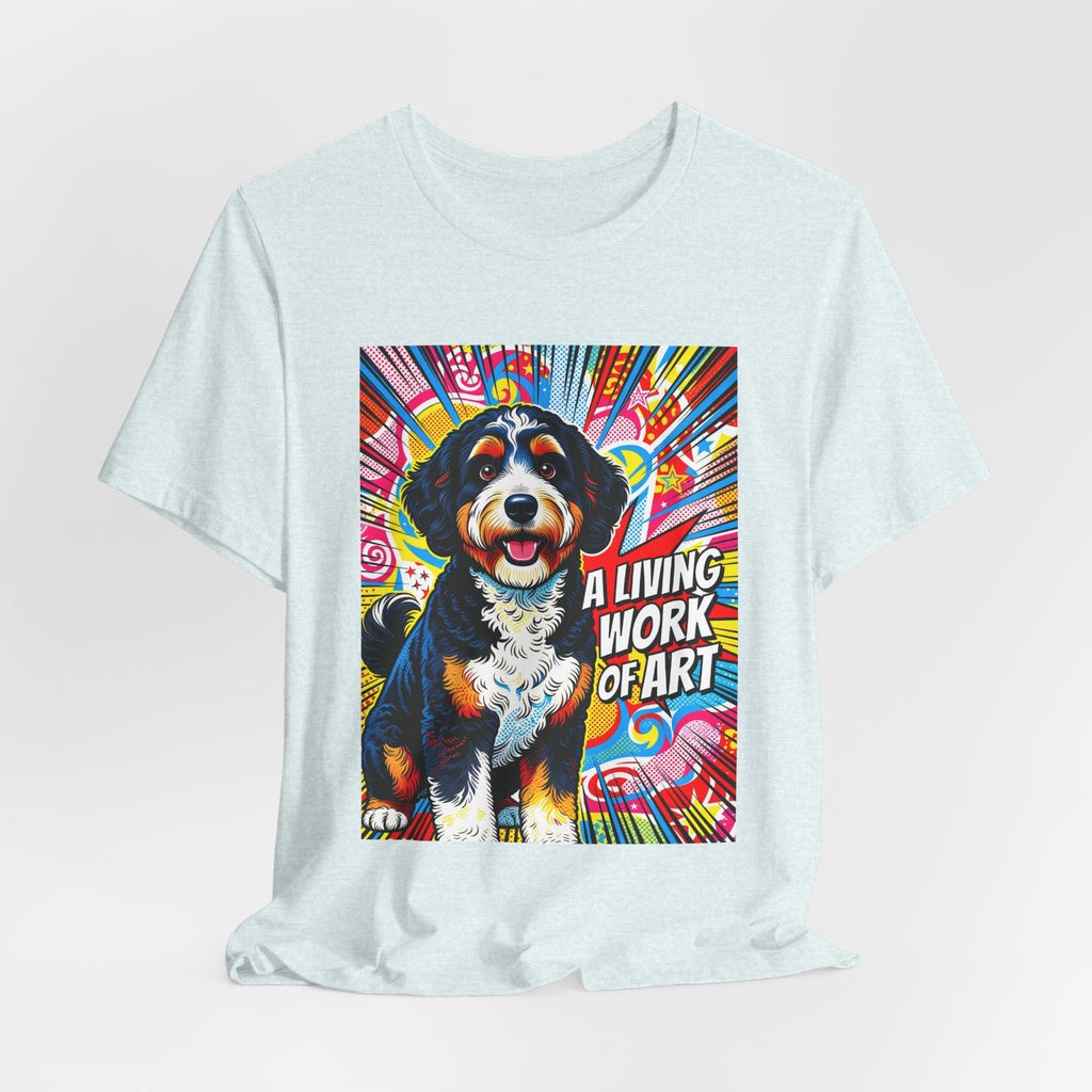 Bernedoodle T Shirt | Living Work of Art Collection | Pop Art