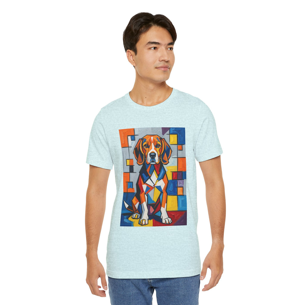 Beagle T Shirt | Living Work of Art Collection | Cubist Style