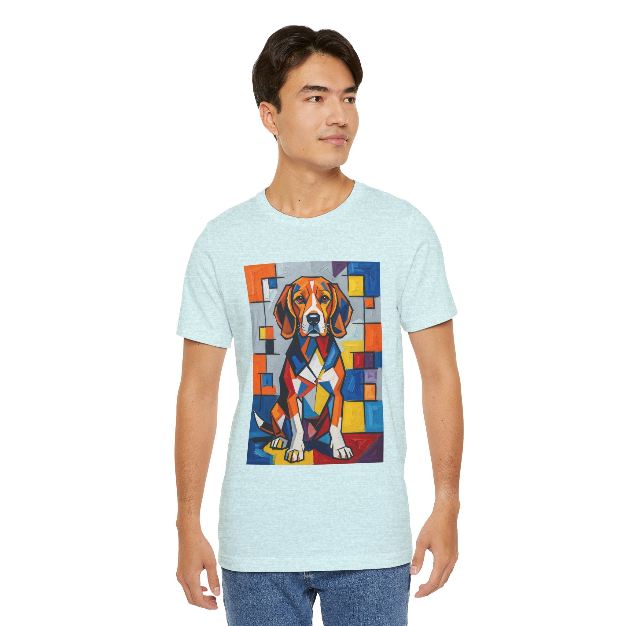 Beagle T Shirt | Living Work of Art Collection | Cubist Style