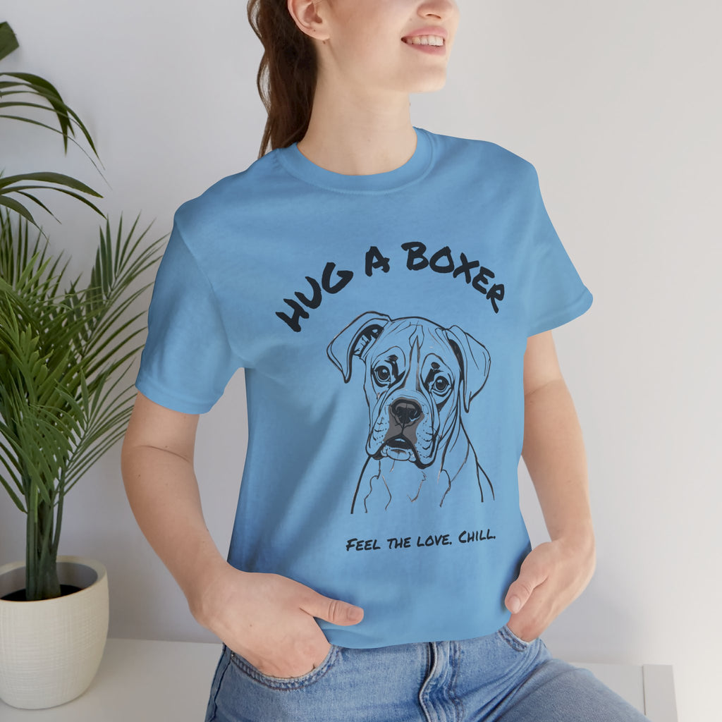 Boxer T Shirt | Hug a Boxer