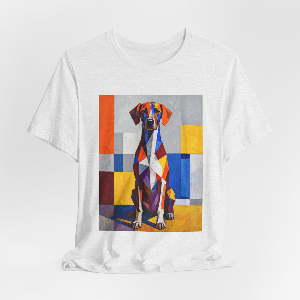 German Shorthaired Pointer T Shirt | Living Work of Art Collection | Cubist Style