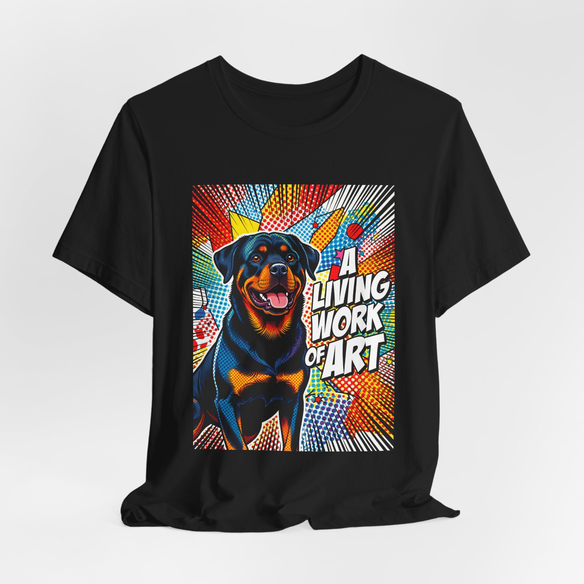 Rottweiler T Shirt | Living Work of Art Collection | Pop Art