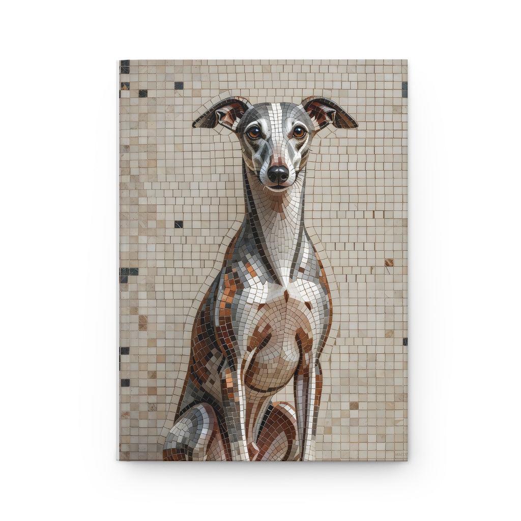 Whippet Notebook | Living Work of Art Collection | Mosaic Style