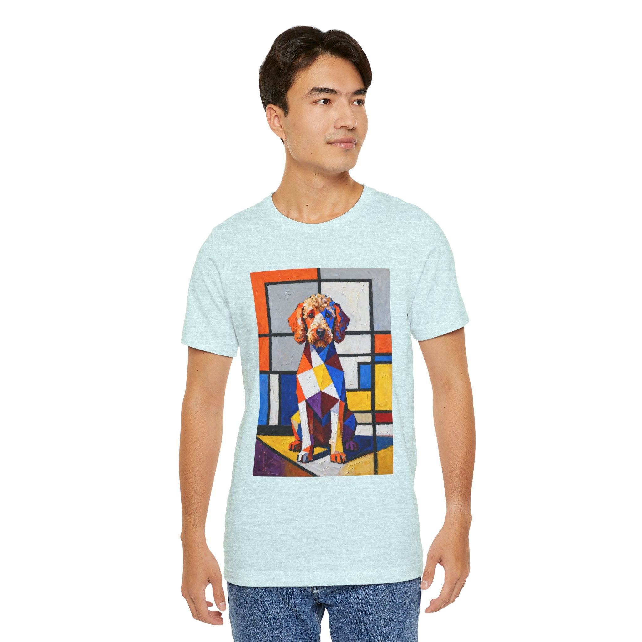 Labradoodle T Shirt | Living Work of Art Collection | Cubist Style