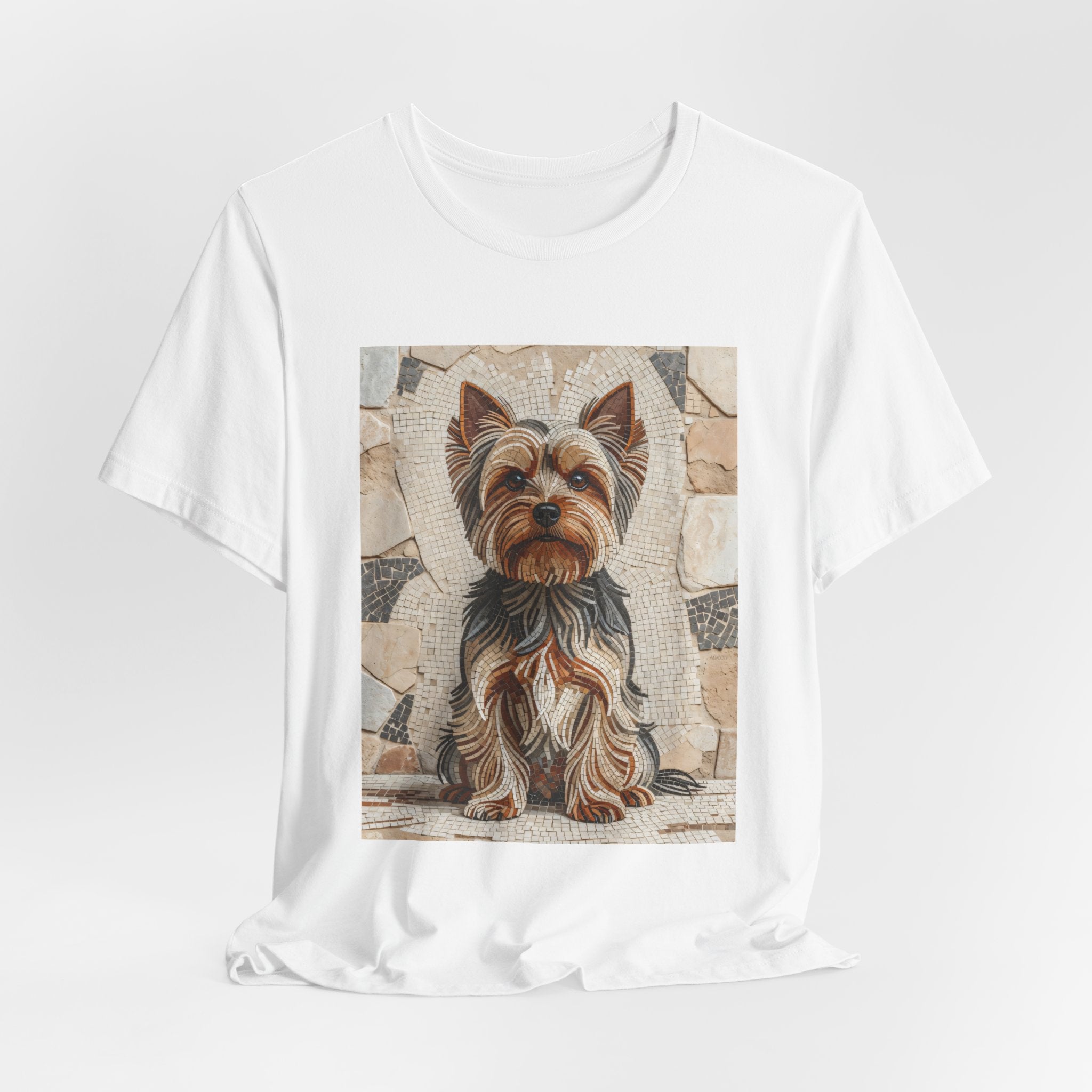 Yorkshire Terrier T Shirt | Living Work of Art Collection | Mosaic Style
