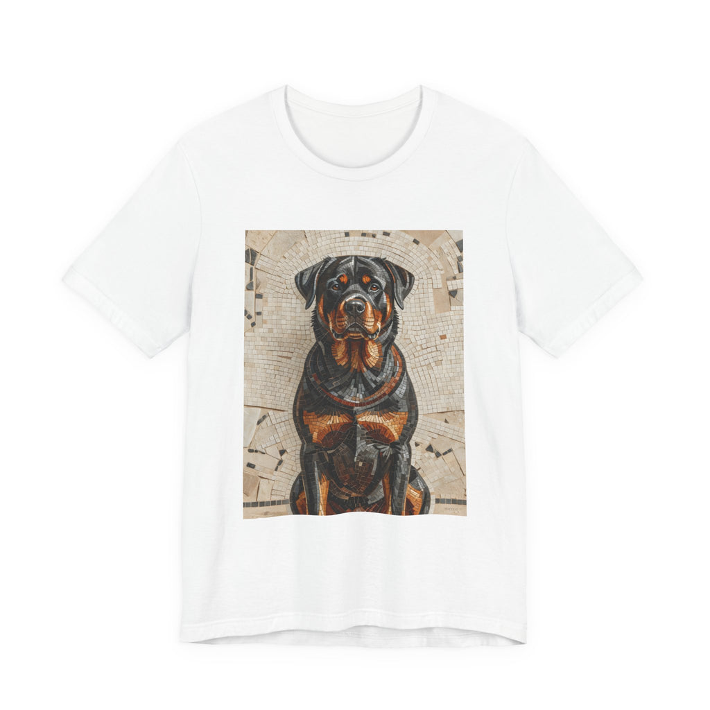 Rottweiler T Shirt | Living Work of Art Collection | Mosaic Style