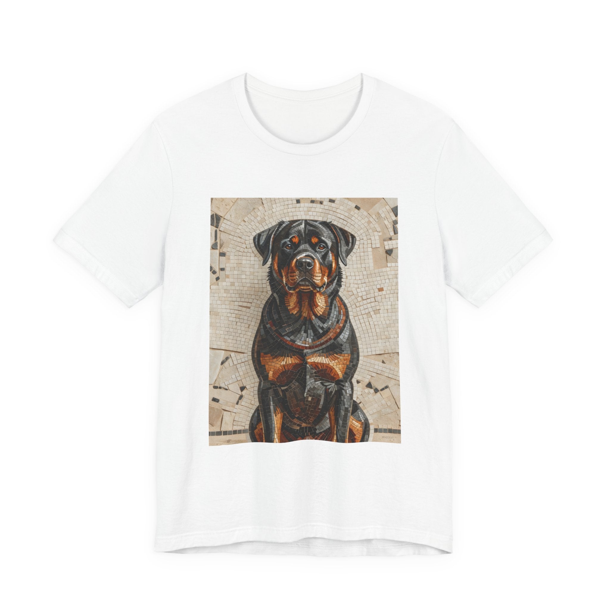 Rottweiler T Shirt | Living Work of Art Collection | Mosaic Style