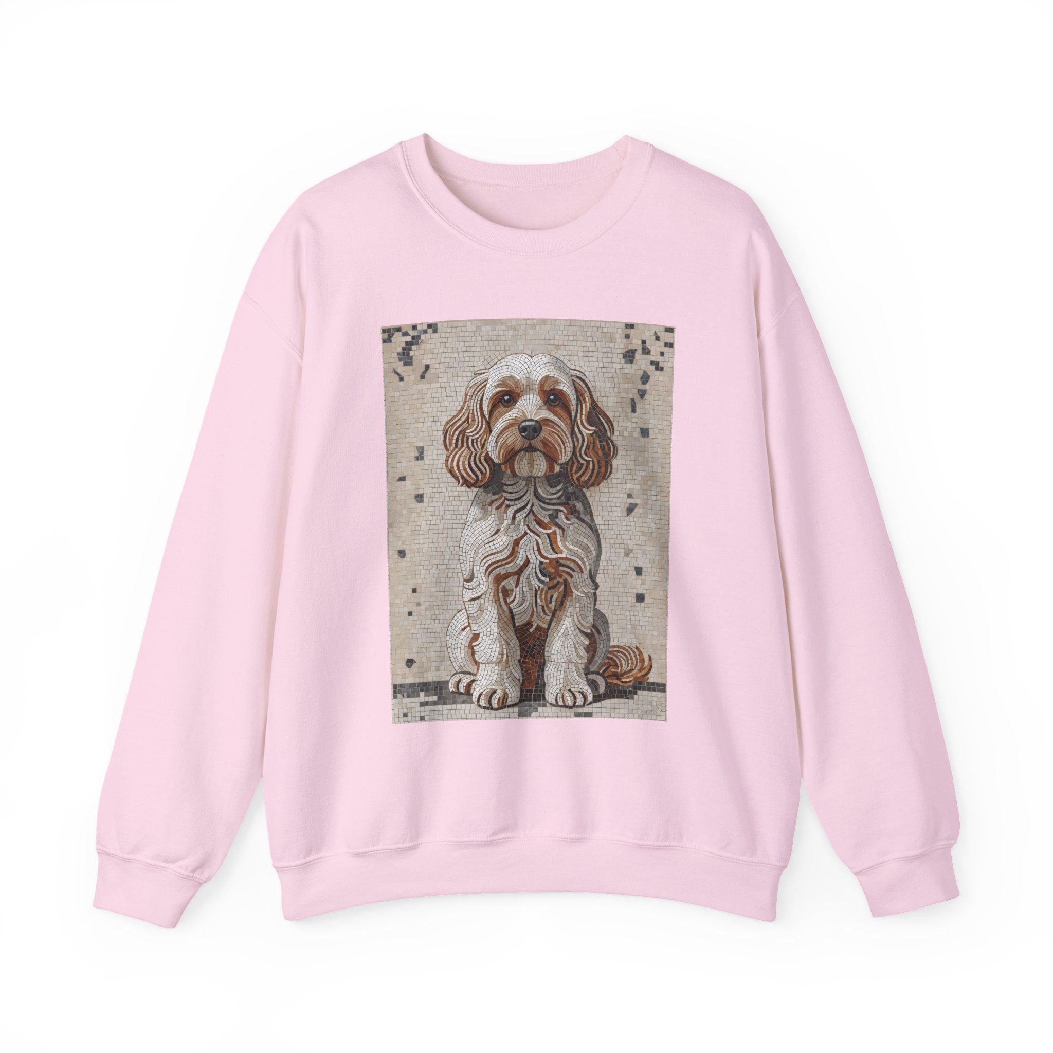 Cavapoo Sweatshirt | Living Work of Art Collection | Mosaic Style