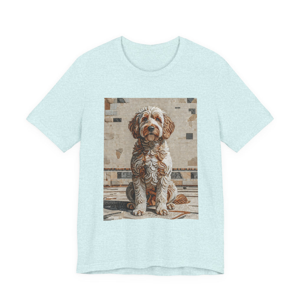 Labradoodle T Shirt | Living Work of Art Collection | Mosaic Style