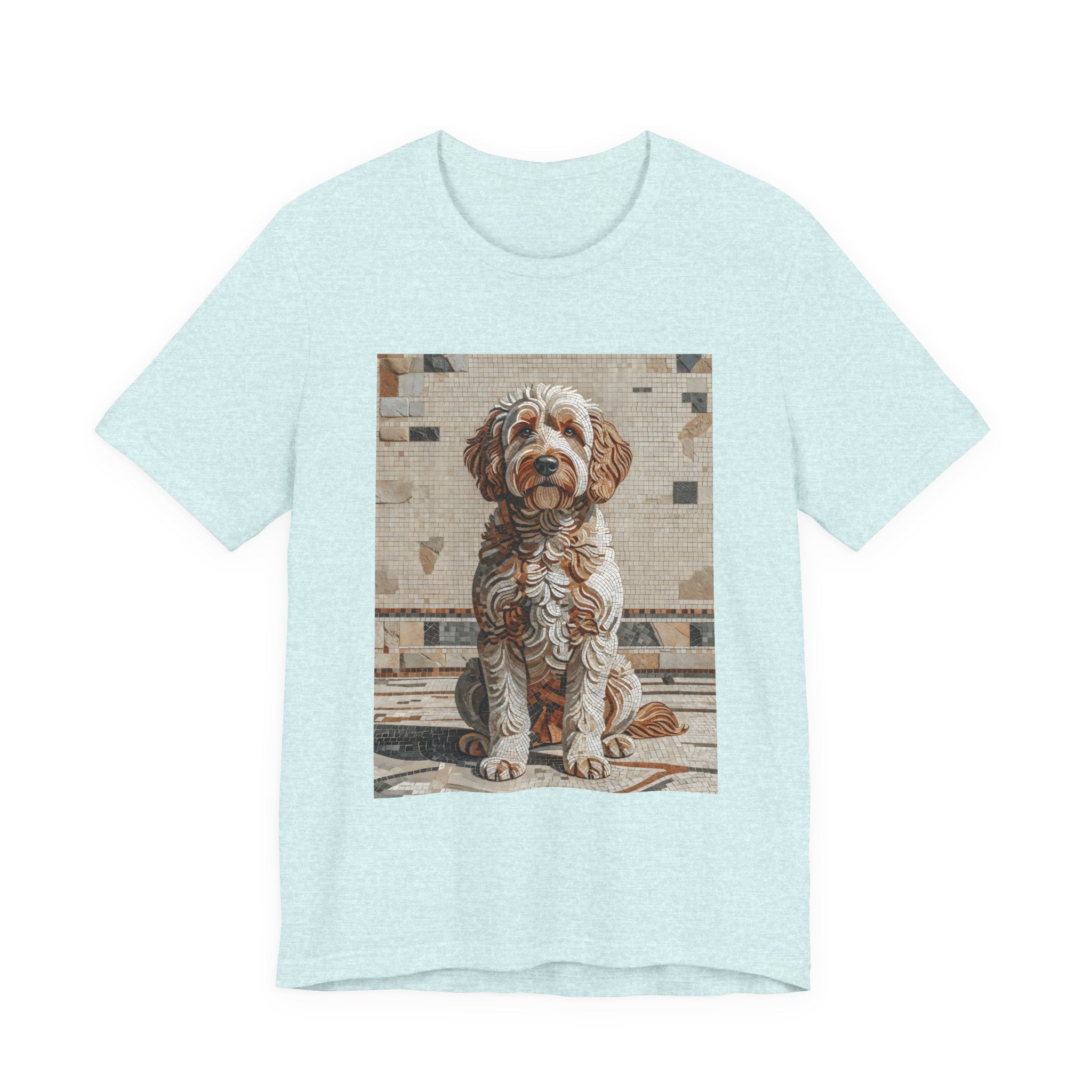 Labradoodle T Shirt | Living Work of Art Collection | Mosaic Style